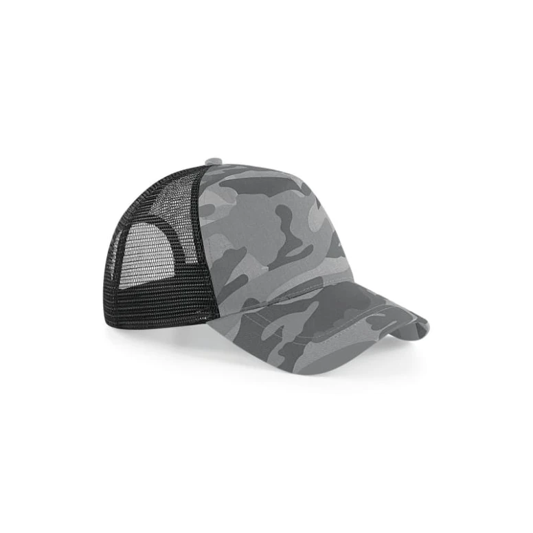 Mütze Camo Snapback Trucker Beechfield - B694