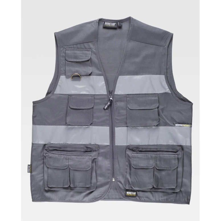 Arbeitsweste Safari Multitaschen S3107 - Arbeitsteam