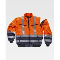 Arbeitsjacke Zweifarbige Warnschutz C3730 - Workteam 2