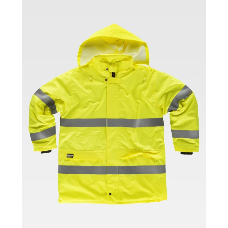 Arbeitsjacke Gepolstert Warnschutz C3200 - Workteam