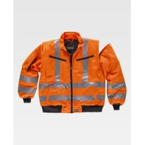 Arbeitsjacke Gepolstert Warnschutz C3720 - Workteam