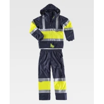 Wasserdichter Anzüge Warnschutz S2018 - Arbeitsteam