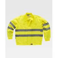 Arbeitsjacke Warnschutz mit reflektierenden Bändern C3910 - Workteam