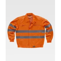 Arbeitsjacke Warnschutz mit reflektierenden Bändern C3910 - Workteam 2