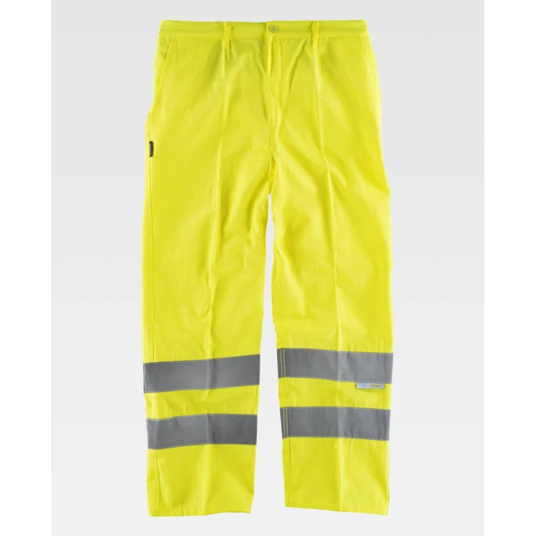 Arbeitshose Warnschutz mit reflektierenden Bändern C3915 - Workteam
