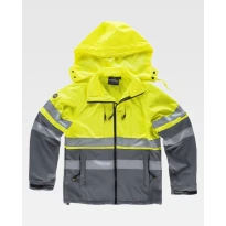 Arbeitsjacke Workshell Stretch Warnschutz S9525 - Workteam 2