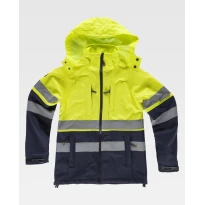 Arbeitsjacke Workshell Stretch Warnschutz S9525 - Workteam