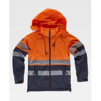 Arbeitsjacke Workshell Stretch Warnschutz S9525 - Workteam