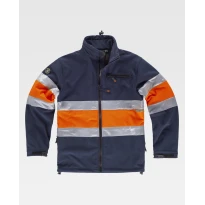 Arbeitsjacke Workshell C/Scharnier Stretch Warnschutz S9520 - Workteam 2