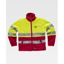 Fleece-Arbeitsjacke Warnschutz C4025 - Arbeitsteam