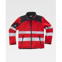 Arbeitsjacke Workshell Ripstop Stretch Warnschutz C2931 - Workteam