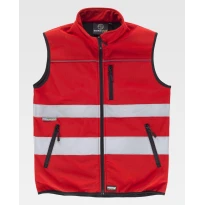 Arbeitsweste Workshell Stretch Warnschutz C2922 - Workteam
