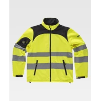 Arbeitsjacke Workshell Stretch Warnschutz C2930 - Workteam
