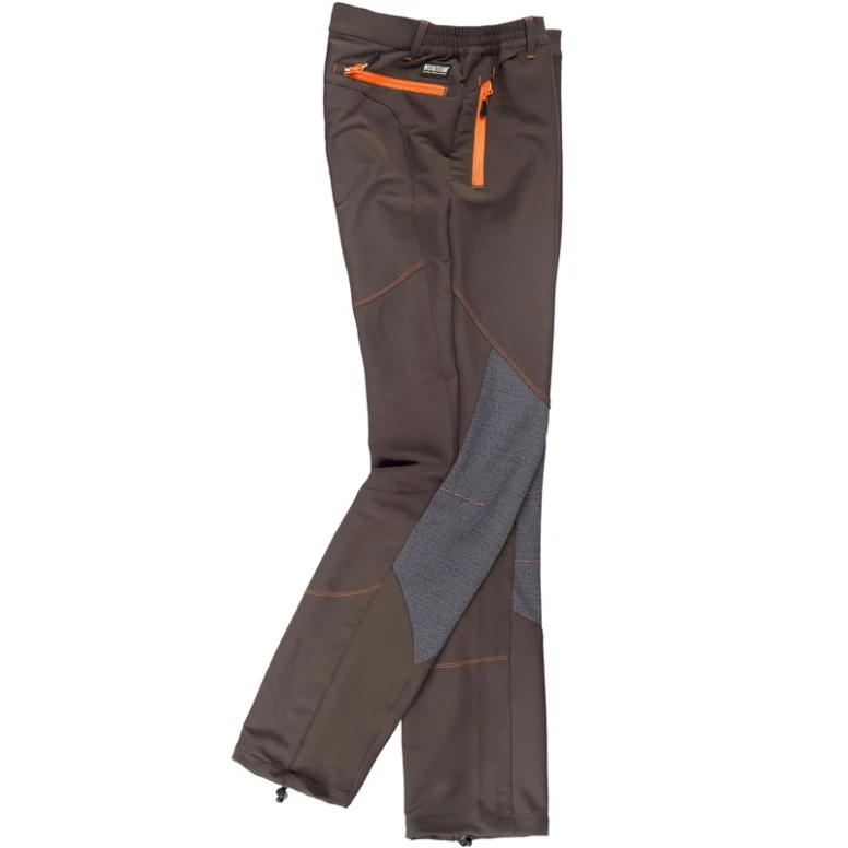 Alles muss raus -  Elastische Workshell- Hose aus Ripstop- Gewebe -  Workteam  Größe 2xl Farbe Braun Schwarz
