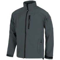 Alles muss raus  Jacke Workshell winterlich Multitaschen mit Innenfutter aus Netzgewebe -  Workteam Farbe Schwarz Größe M