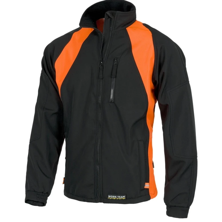 Alles muss raus  Jacke Workshell kombiniert ad Warnschutz -  Workteam Farbe Grau/Gelb Größe 2XL