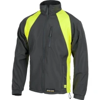Alles muss raus  Jacke Workshell kombiniert ad Warnschutz -  Workteam Farbe Grau/Gelb Größe 2XL