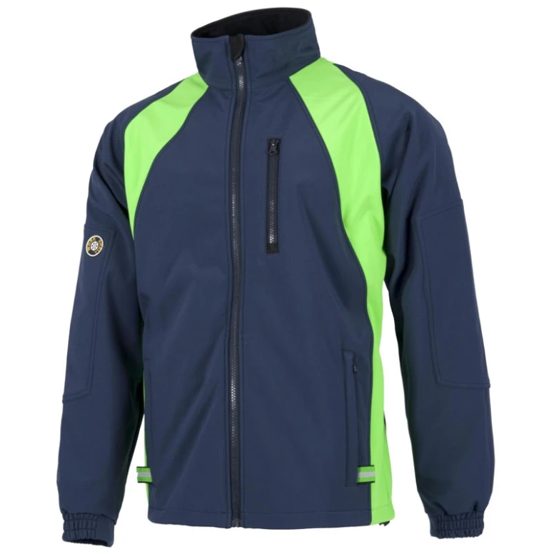 Alles muss raus  Jacke Workshell kombiniert ad Warnschutz -  Workteam Farbe Grau/Gelb Größe 2XL