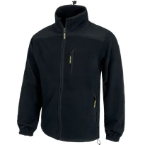 Alles muss raus  Jacke winterlich aus Fleece Multitaschen -  Workteam Farbe Dunkelgrün Größe 2XL
