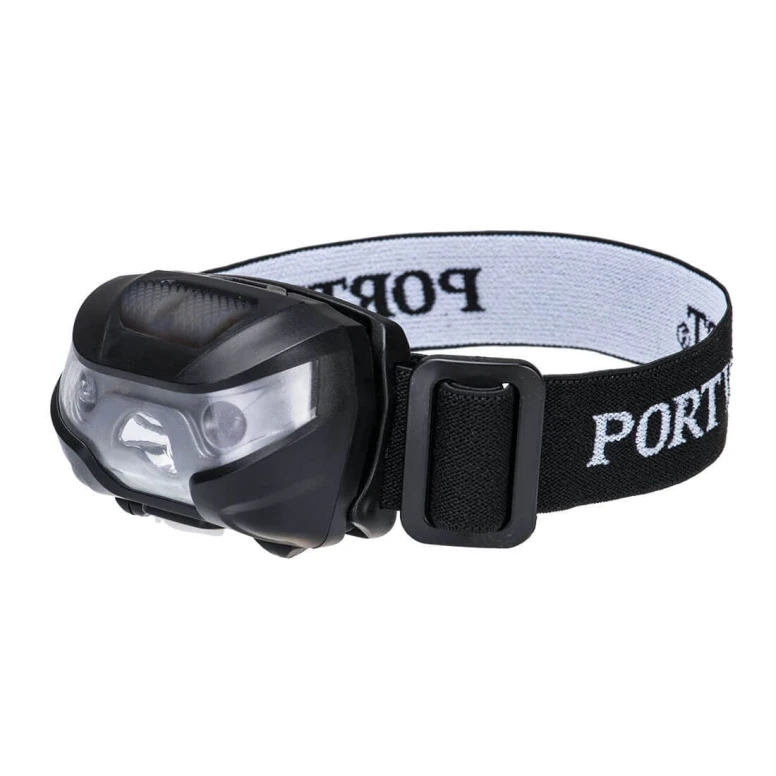 Wiederaufladbare Stirnlampe Portwest USB PA71