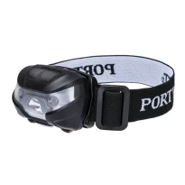 Wiederaufladbare Stirnlampe Portwest USB PA71