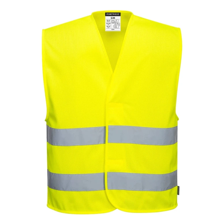 Arbeitsweste MeshAir Warnschutz Portwest C374
