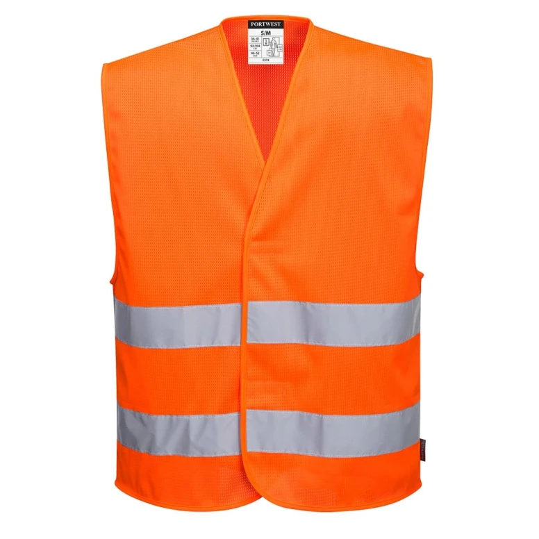 Arbeitsweste MeshAir Warnschutz Portwest C374