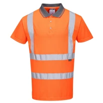 Arbeitspoloshirt kurze Ärmel Warnschutz Portwest RT22
