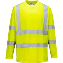 Arbeits-T-Shirt Langärmelig Warnschutz Portwest S178