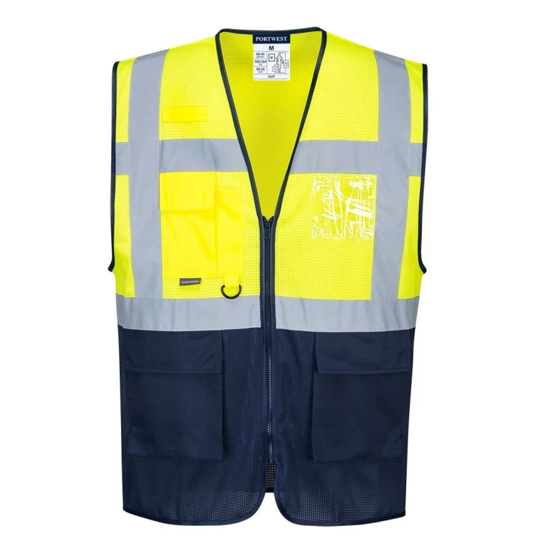 Arbeitsweste Zweifarbig Executive MeshAir Portwest C377