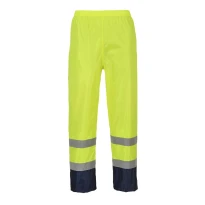 Arbeitshose Classic Zweifarbig Wasserdicht Warnschutz Portwest H444
