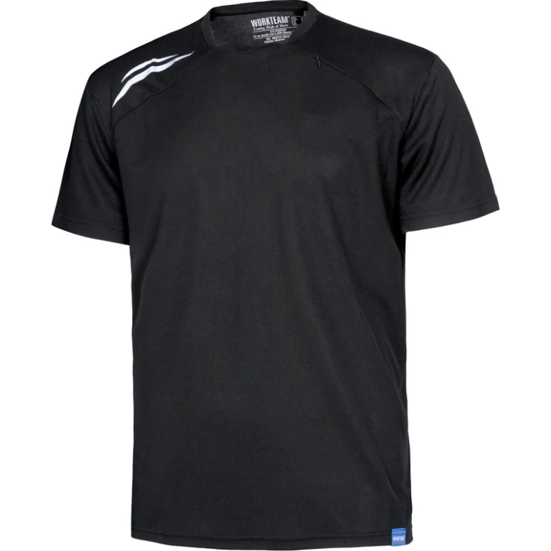 Halskette Kurzärm-T-Shirt - Workteam