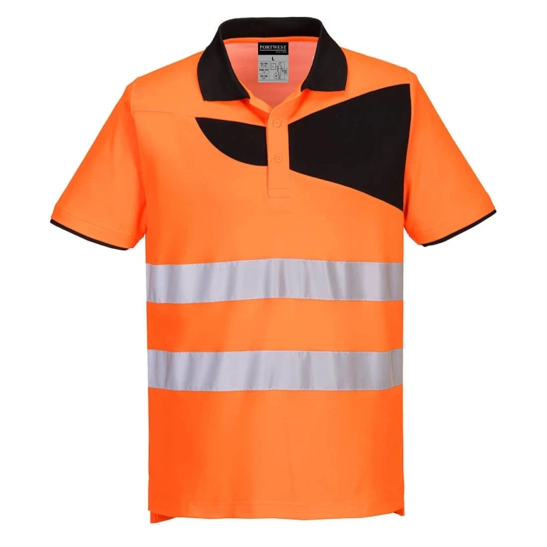 Arbeitspoloshirt Warnschutz PW2 Portwest PW212