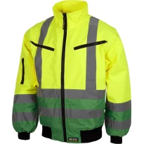 Pilot Warnschutz Gepolstert Jacke mit abnehmbaren Ärmeln - C3740 2