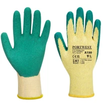 12 Paar - Arbeitshandschuhe Classic Grip - Latex - A150 Portwest