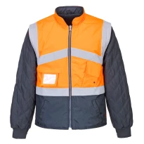 Arbeitsjacke Zweifarbig Umkehrbar Warnschutz Portwest S769