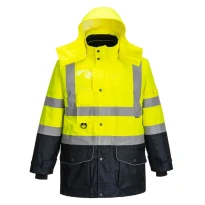 Arbeitsjacke Traffic Zweifarbig 7 in 1 Warnschutz Portwest S426