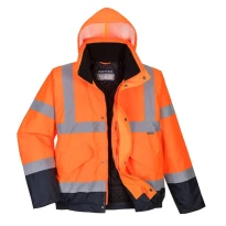 Arbeitsjacke Zweifarbig Wasserdicht Warnschutz Portwest S266