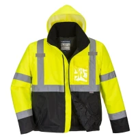 Arbeitsjacke Zweifarbig Wasserdicht Warnschutz Portwest S363
