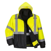 Arbeitsjacke premium 3 in 1 Wasserdicht Warnschutz Portwest S365