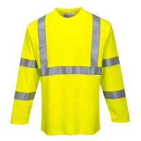 Arbeits-T-Shirt Antistatisch Feuerfest Warnschutz Portwest FR96