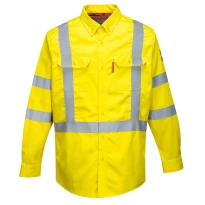 Arbeitshemd Bizflame Antistatisch Feuerfest Warnschutz Portwest FR95