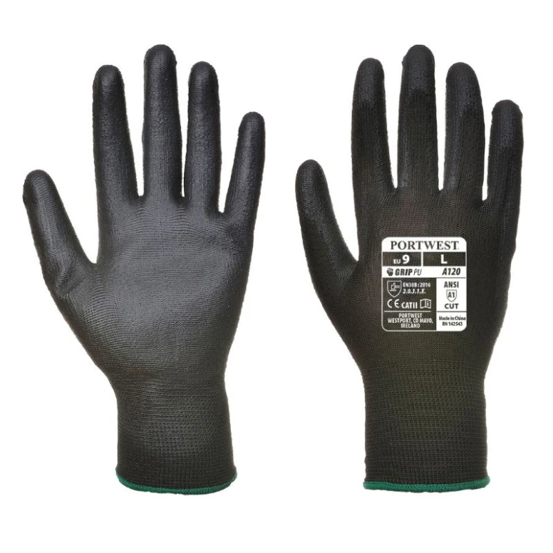 24 Paar - Arbeitshandschuhe verschmierte PU - VA120 Portwest