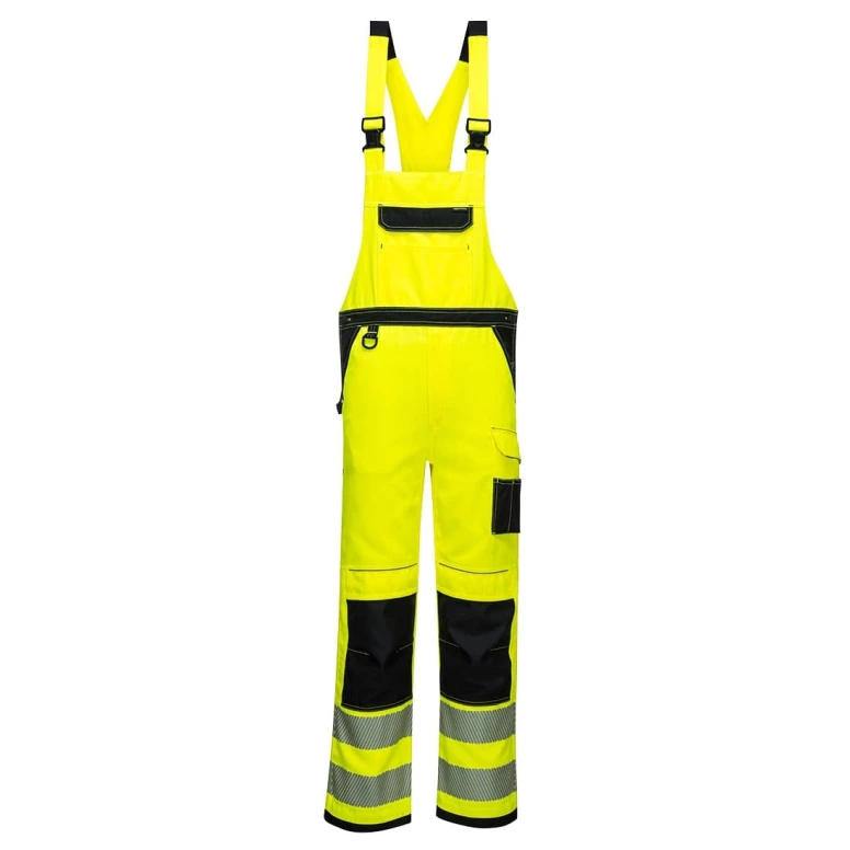 Alles muss raus -  Arbeitslatzhose PW3 Warnschutz Portwest PW344 Größe L Farbe Gelb Schwarz