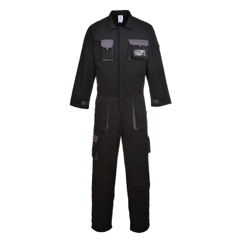 Alles muss raus -  Zweifarbig Arbeitsoverall Texo Multitaschen TX15 portwest  Größe 3XL Farbe Schwarz