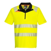 Alles muss raus -  Arbeits- Poloshirt Hochsichtbarkeit  DX4 Portwest DX412 Größe 3XL Farbe Gelb Schwarz