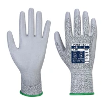 24 Paar - Arbeitshandschuhe Schnittschutz LR Mit PU-Handfläche - VA620 Portwest