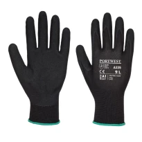 12 Paar - Arbeitshandschuhe Dermi-Grip NPR15 Nitril Sandy - A335 Portwest