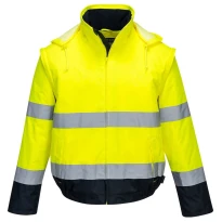 Arbeitsjacke Essential Wasserdicht Warnschutz 2 in 1 Portwest C464
