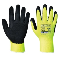 12 Paar - Arbeitshandschuhe Grip Hi-Vis - Latex - A340 Portwest